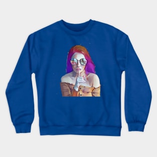 The Woman Knows What She Wants ... Shut up... Crewneck Sweatshirt